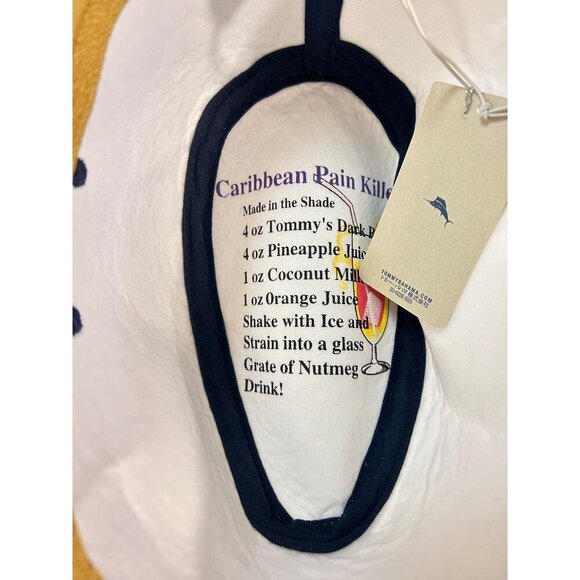 Tommy Bahama NWT Pain Killer Fedora Hat Cool Max - Picture 4 of 7